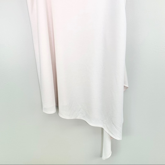 Bar III Ivory Just Blush Modal Asymmetrical Tank - Picture 5 of 9